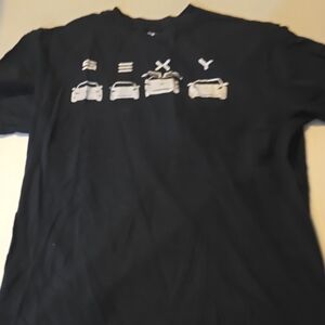 Gildan Black Short Sleeve Tee with Graphic Design